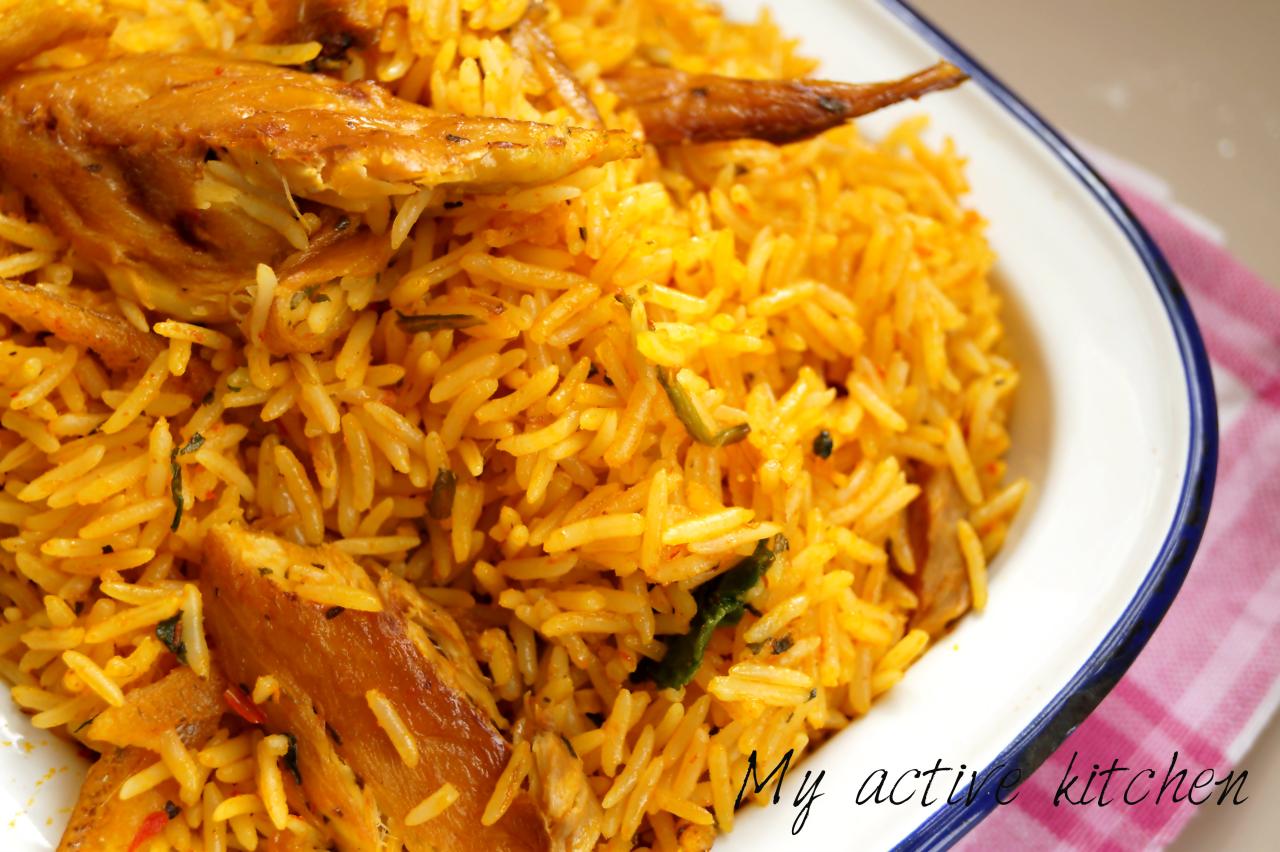 How to make palm oil rice